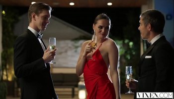 vixen tori black takes on two cocks in an award show after party